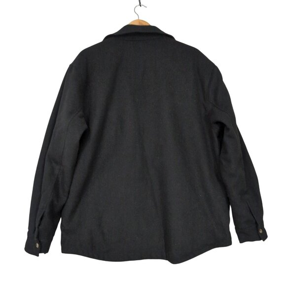 LCKR Shacket Shirt Jacket Mens XL Black Outdoor Workwear Chore Gorpcore - Picture 3 of 12